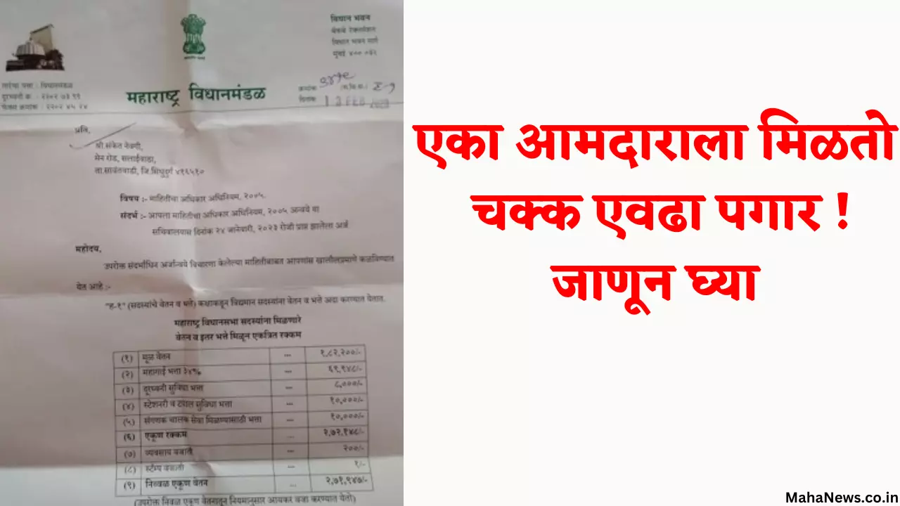 MLA Salary In Maharashtra